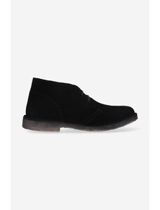 Astorflex pantofi de piele întoarsă bărbați, culoarea negru DRIFTFLEX.001-STONE