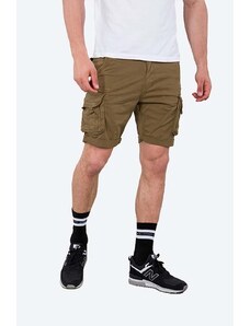 Alpha Industries pantaloni scurți bărbați, culoarea maro 176203.13-brown
