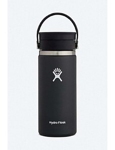 Hydro Flask cană thermos 16 Oz Wide Mouth Flex Sip Lid W16BCX001-BLACK