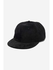 Taikan șapcă de baseball din catifea Easy Corduroy Cap culoarea negru, uni TA0003.BLK-BLK