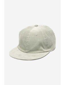 Taikan șapcă de baseball din catifea Easy Corduroy Cap culoarea verde, uni TA0003.LMT-LMT