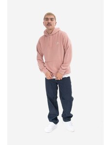 Converse bluză culoarea roz, cu glugă, cu imprimeu 10023874.A13-PINK