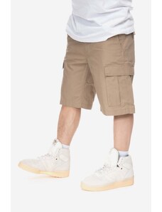 Carhartt WIP pantaloni scurți din bumbac culoarea maro I028245-LEATHER