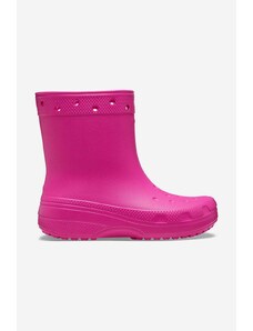 Crocs cizme Classic Rain Boot culoarea roz 208363.JUICE-JUICE
