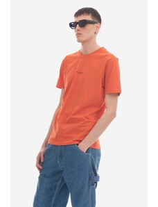 C.P. Company tricou din bumbac 30/1 Jersey Compact Logo T-shirt culoarea portocaliu, uni 14CMTS048A006011W439-BLACK