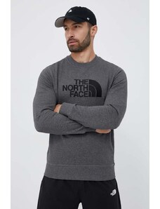 The North Face bluză bărbați, culoarea gri, cu imprimeu NF0A4T1EDYY1-DYY1