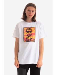 Maharishi tricou din bumbac Warhol Polaroid Portrait T-Shirt OCJ culoarea alb, cu imprimeu 9711.WHITE-WHITE