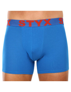 Boxeri bărbați Styx long elastic sport albastru (U1167) XXL