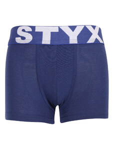 Boxeri pentru copii Styx elastic sport albastru închis (GJ968) 6-8 ani