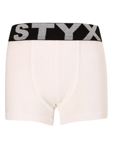 Boxeri pentru copii Styx sport elastic alb (GJ1061) 6-8 ani