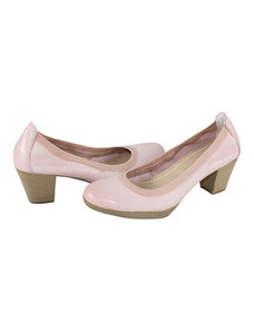 Pantofi dama, Marco Tozzi, 2-22420-26-517-Roz, casual, piele naturala, cu toc, roz (Marime: 40)