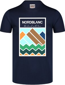 Nordblanc Tricou albastru pentru bărbați COLOUR