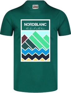 Nordblanc Tricou verde pentru bărbați COLOUR