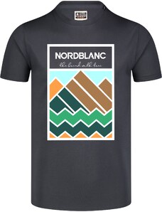 Nordblanc Tricou gri pentru bărbați COLOUR