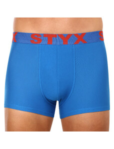 Boxeri bărbați Styx elastic sport albastru supradimensionat (R1167) 5XL