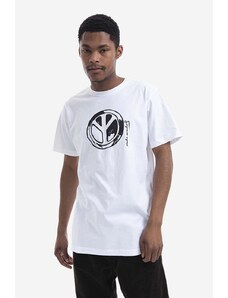 Maharishi tricou din bumbac Warhol Peace T-Shirt culoarea alb, cu imprimeu 9491.WHITE-WHITE