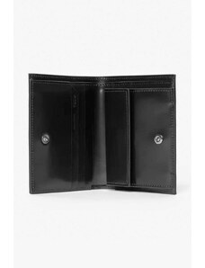 032C portofel de piele Fold Wallet culoarea negru SS23.A.8000-BLACK