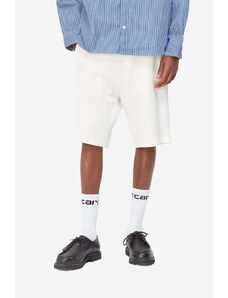 Carhartt WIP pantaloni scurți din bumbac Nelson culoarea alb I030130-WAX