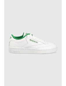 Reebok sneakers din piele Club C 85 culoarea alb, IE9387 IE9387-white