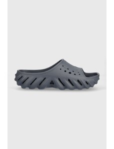 Crocs papuci Echo Slide bărbați, culoarea turcoaz, 208170 208170.4EA-4EA