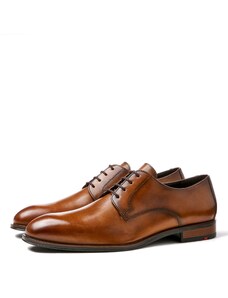 LLOYD Pantofi cu șireturi 'Sabre' maro coniac