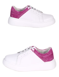 RICARRDO FARINI Pantofi sport dama Riccardo Farini 3AF-23191 white pink, piele naturala