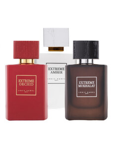 Louis Varel OFERTA SPECIALA - Pachet 3 parfumuri Extreme Orchid 100 ml si Extreme Amber 100 ml si Extreme Mukhalat 100 ml