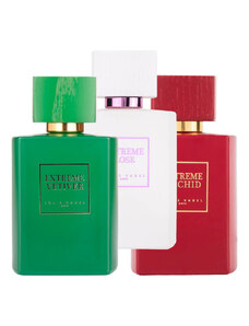 Pachet 3 parfumuri, Louis Varel Extreme Orchid, Extreme Rose 100 ml si Extreme Vetiver 100 ml