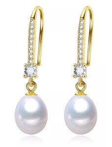Tricia Design Cercei argint si perle naturale Alexis Gold