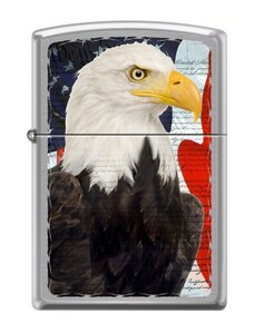 Brichetă Zippo 3425 USA Flag and Eagle