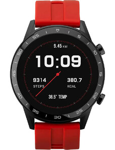 Ceas barbatesc Sekonda S-1910.00 Active Smart Watch Black Case & Red Silicone Strap