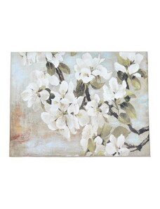 Meli Melo Covor cu flori albe 120x160 cm