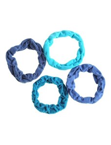 Meli Melo Set 4 elastice in nuante de albastru