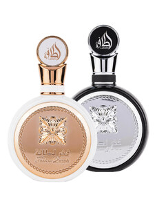 Lattafa Pachet 2 parfumuri best seller, Fakhar Woman 100 ml si Fakhar Man 100 ml