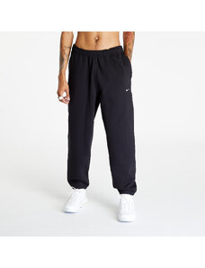 Pantaloni de trening pentru bărbați Nike Solo Swoosh Men's Fleece Pants Black/ White