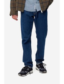 Carhartt WIP jeans Klondike Pant bărbați, culoarea bleumarin I029207.-BLUE.STONE