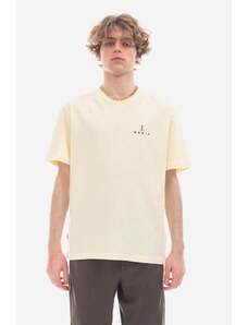 Makia tricou din bumbac culoarea galben, cu model, Makia Valo T-shirt M21346 209 M21346-001
