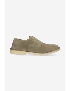 Astorflex pantofi de piele întoarsă Derby Uomo bărbați, culoarea gri COASTFLEX.001-STONE