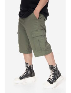 Carhartt WIP pantaloni scurți din bumbac culoarea verde I031517-AMMONITE