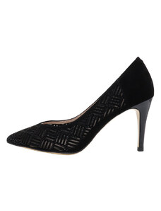 Pantofi dama, Epica, K3K320061-01-I-Negru, elegant, piele intoarsa, cu toc, negru (Marime: 40)