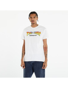 Tricou pentru bărbați Thrasher x AWS Spectrum T-shirt White