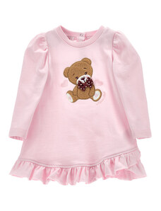MONNALISA Sweatshirt Dress With Teddy Bear