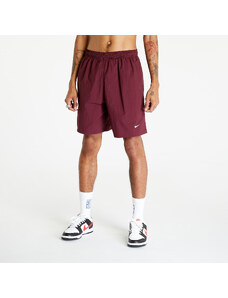Pantaloni scurți pentru bărbați Nike Solo Swoosh Woven Shorts Night Maroon/ White