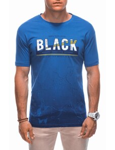 EDOTI Men's t-shirt S1878 - blue