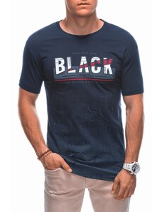 EDOTI Men's t-shirt S1878 - navy