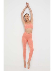 Roxy jambiere de yoga Everyday culoarea portocaliu, melanj