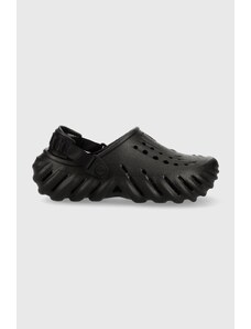 Crocs papuci Echo Clog culoarea negru 207937
