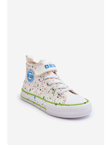 BIG STAR SHOES Children's Patterned Big Star Sneakers White