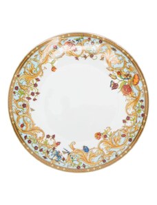 Versace Le Jardin ceramic dinner plate - White