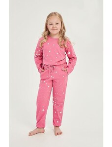 Taro Pijamale fete Erika roz cu stele